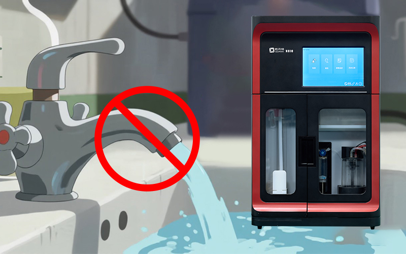 傳統(tǒng)凱氏定氮儀依賴玻璃冷凝器，必須外接自來水冷卻，不僅消耗大量水資源，還受水壓、水溫影響，成為實(shí)驗(yàn)室效率與成本控制的“隱形障礙”。而免水全自動凱氏定氮儀的出現(xiàn)，正是為解決這一痛點(diǎn)而來。